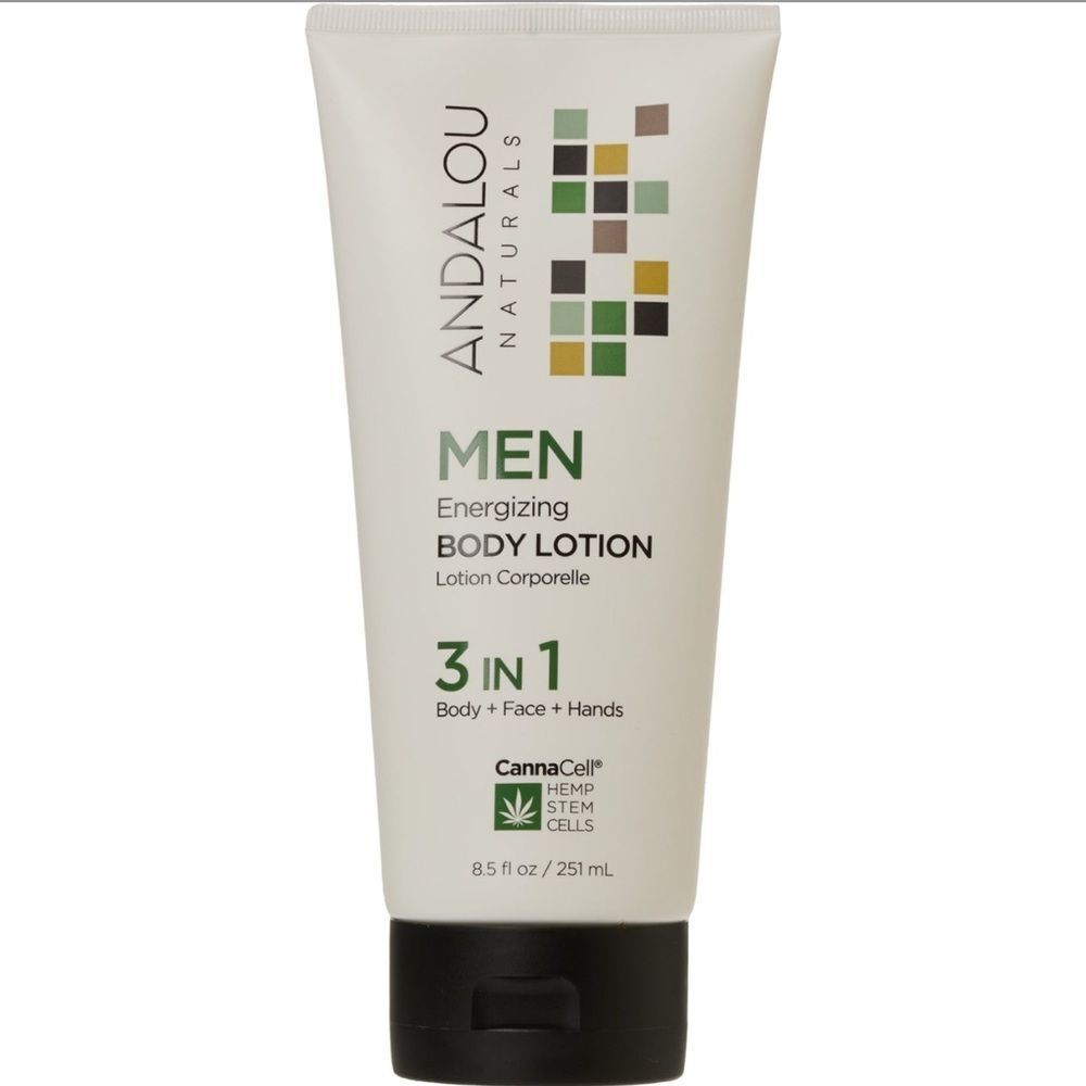 ANDLOU Naturals Men’s Body Face Hands Energizing Conditioning Lotion - Picture 5 of 10